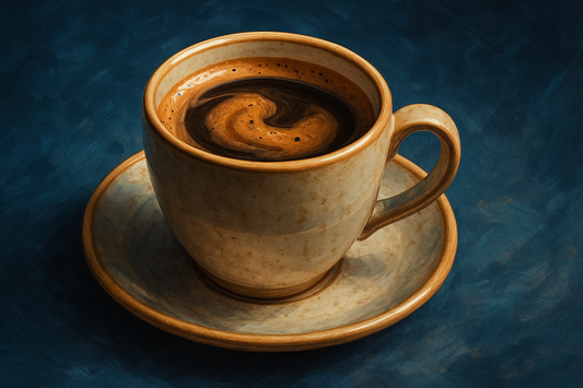 black coffee in cup