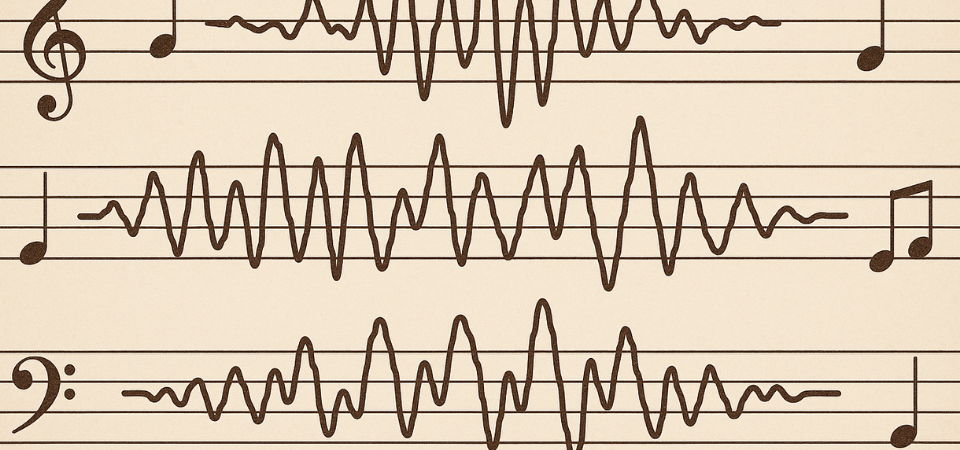 Brain waves as sheet music