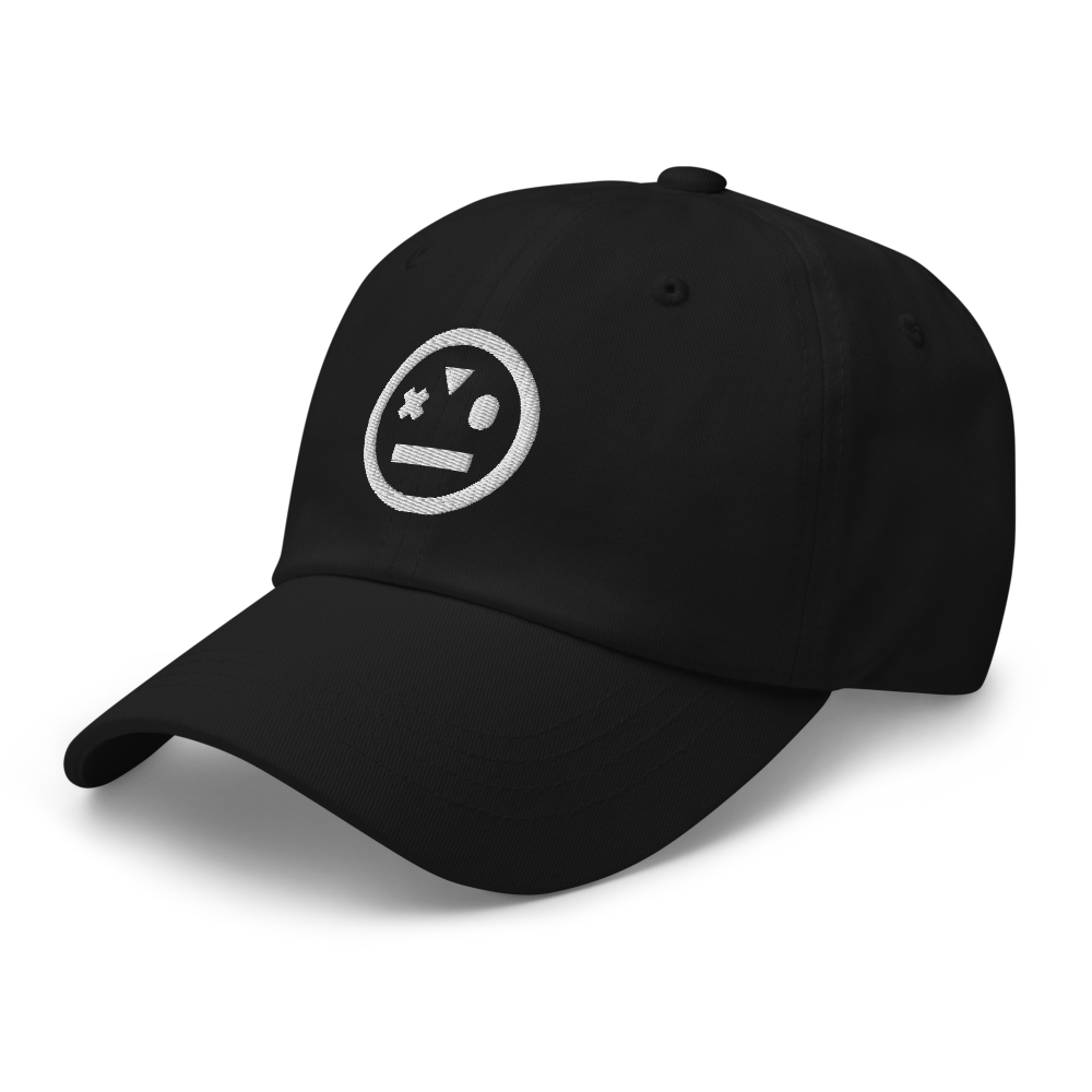 black unisex stoned ape dad hat