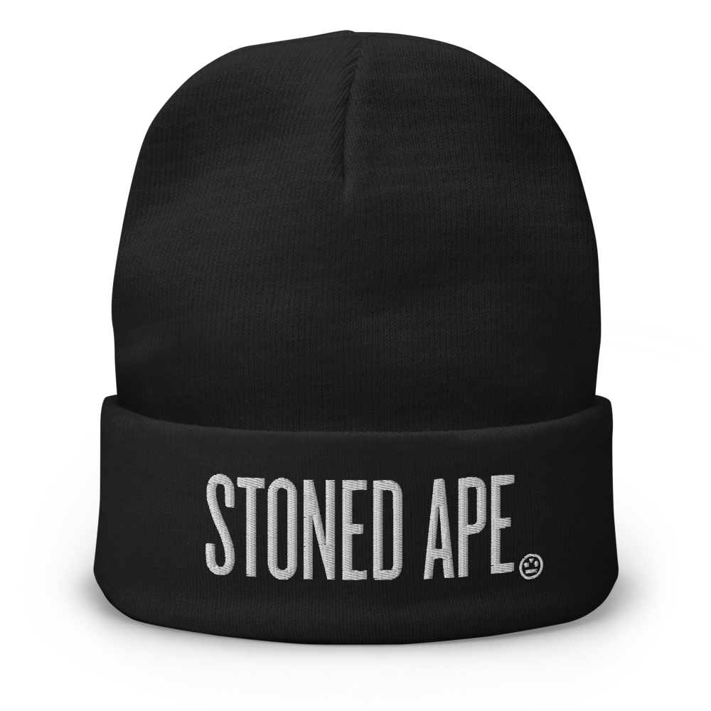 black stoned ape beanie