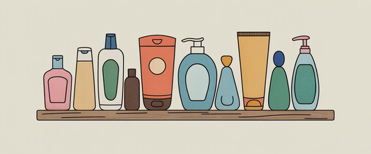 Colorful assortment of aromatic balms and toothpaste tubes, highlighting potential neurotoxic ingredients in daily hygiene products.