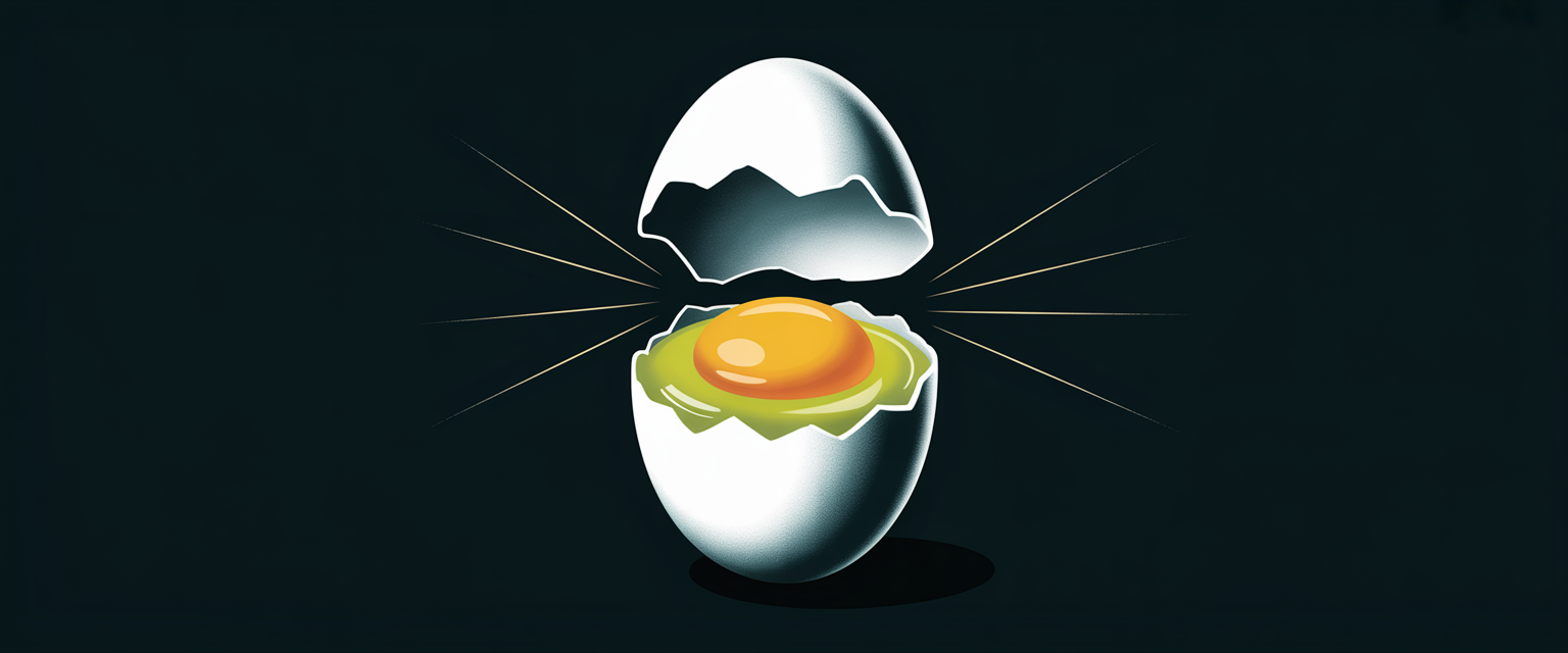 Close-up of a soft-boiled egg, highlighting the nutrient-rich yolk, linked to reduced Alzheimer's risk through choline boost.