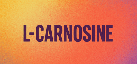 l-carnosine on multi colored background