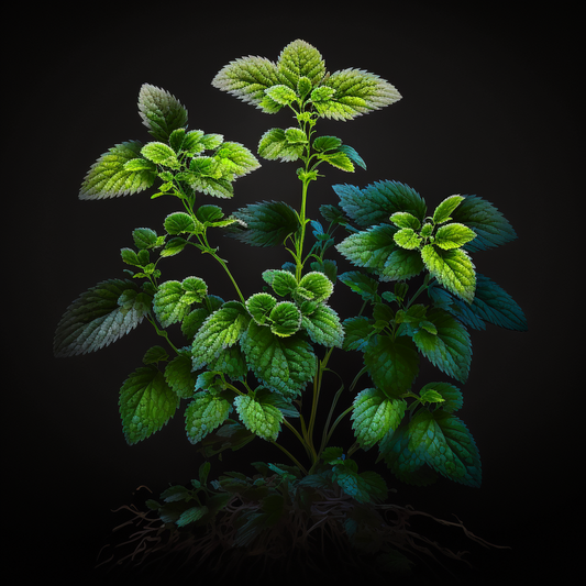 illustration of lemon balm plant