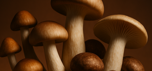 cluster of mushrooms