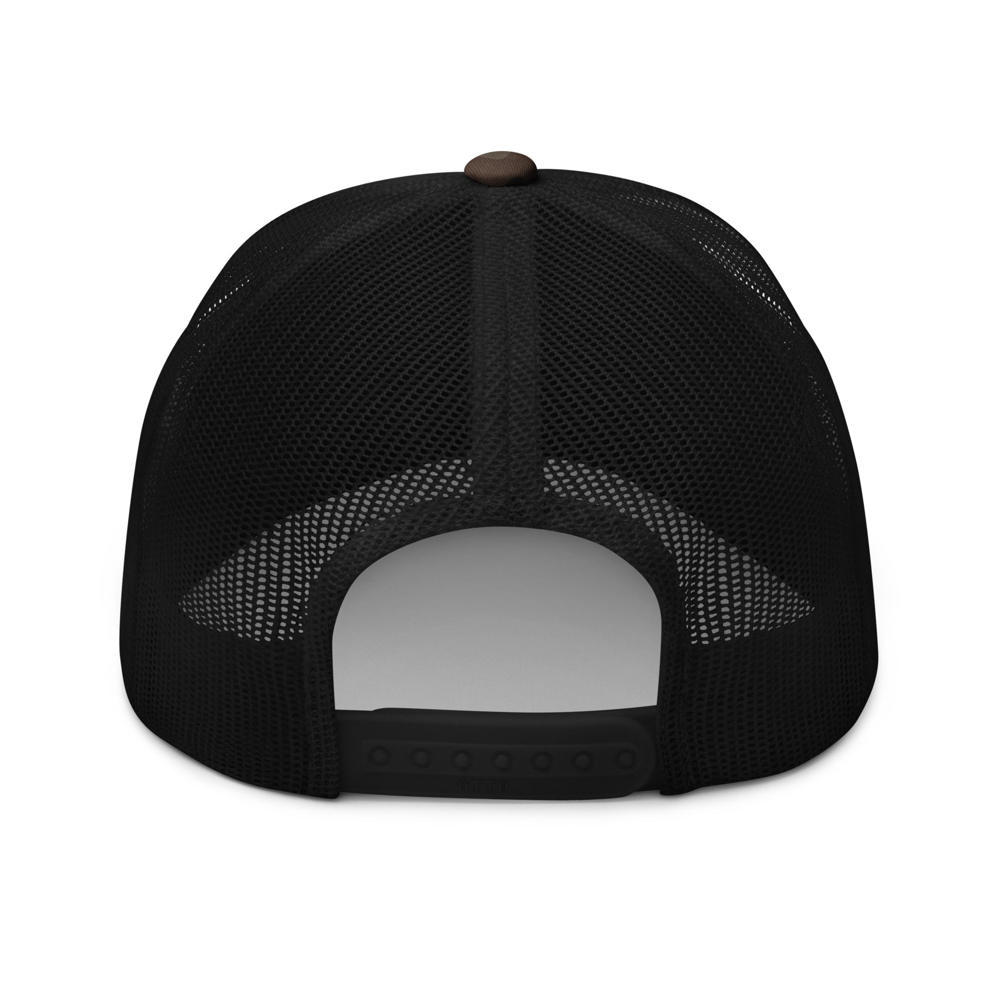 stoned ape camouflage trucker hat