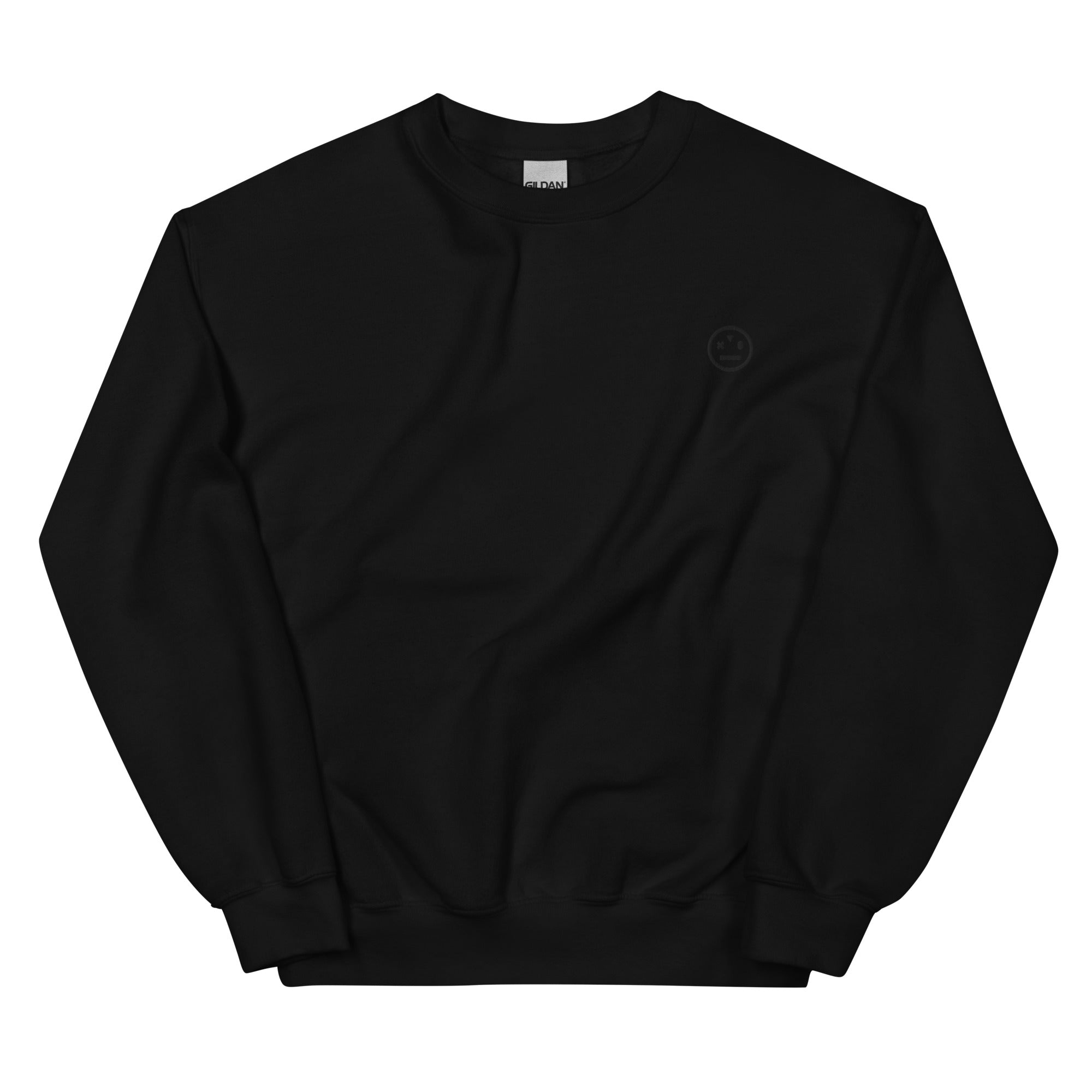 black on black stoned ape crewneck sweatshirt