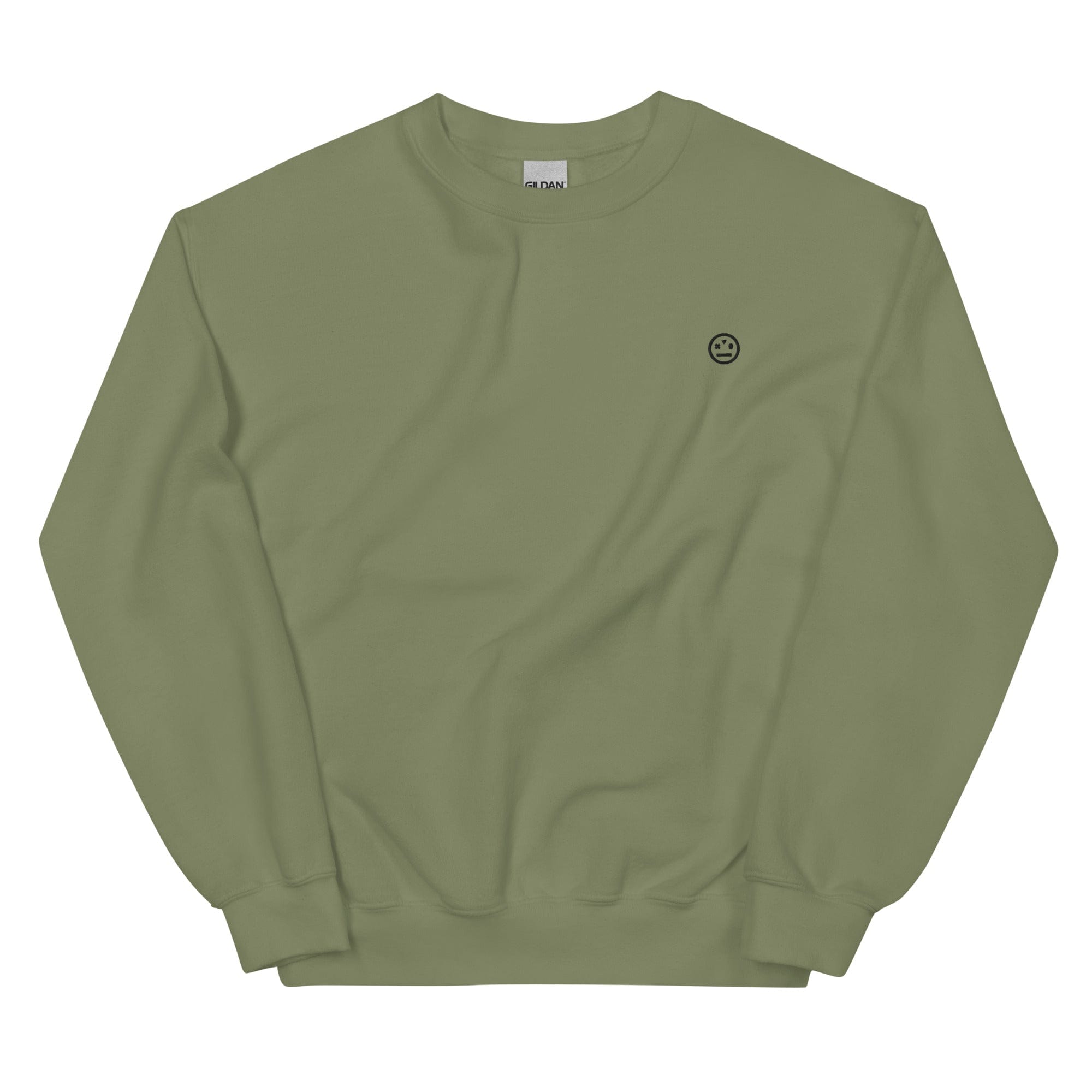 military green stoned ape crewneck sweatshirt