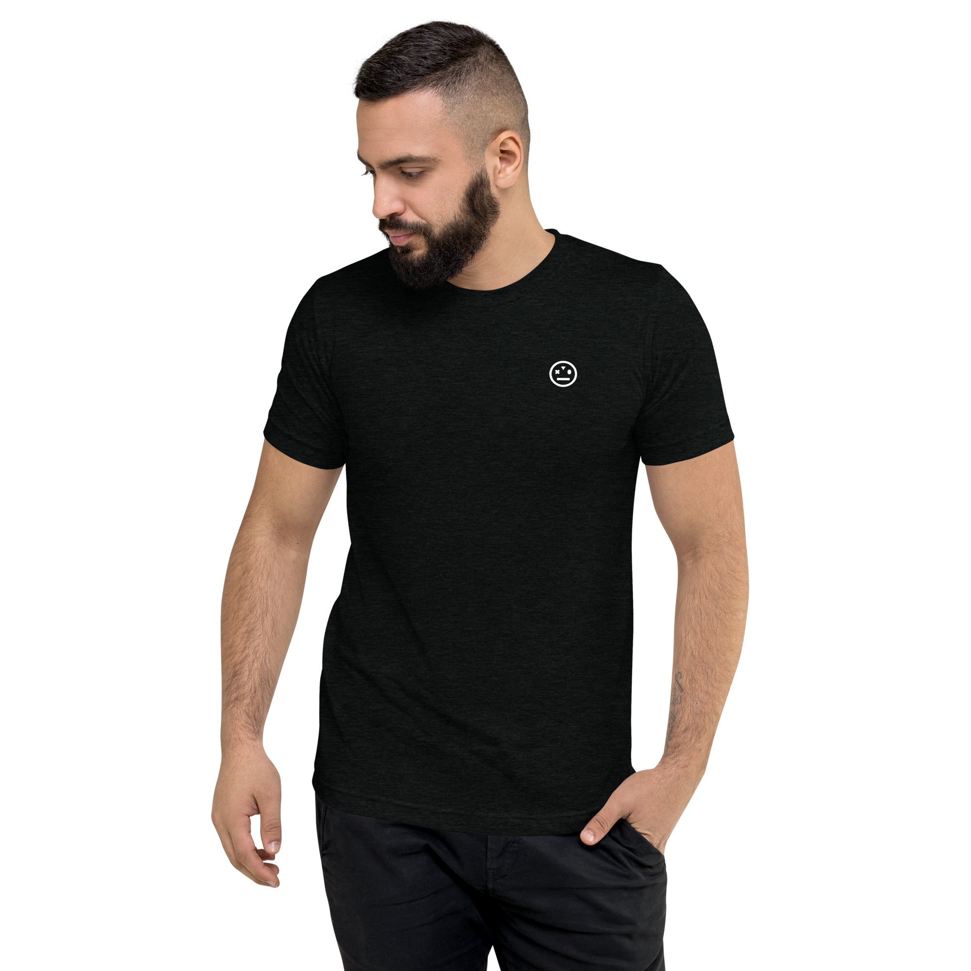 man wearing black stoned ape t-shirt