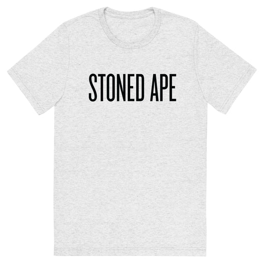 White Fleck Stoned Ape T-Shirt