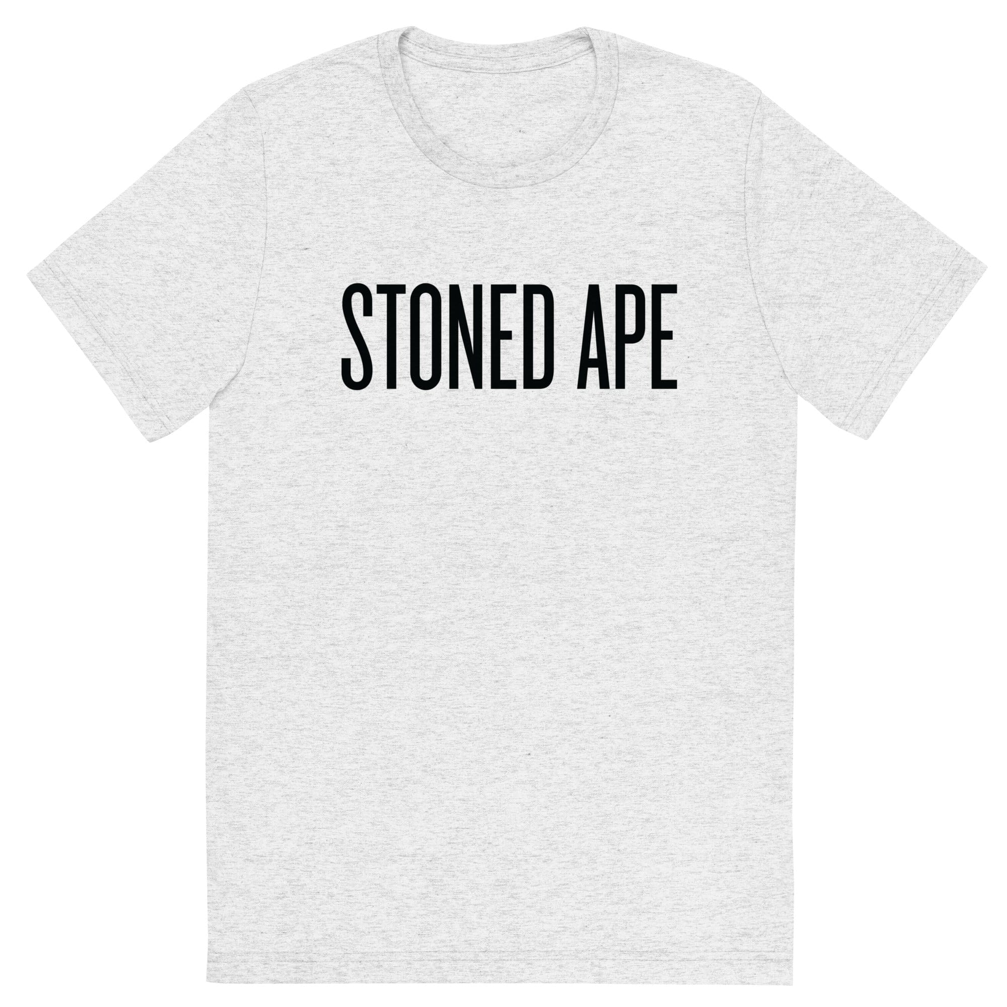 White Fleck Stoned Ape T-Shirt