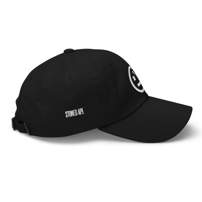 black unisex stoned ape dad hat