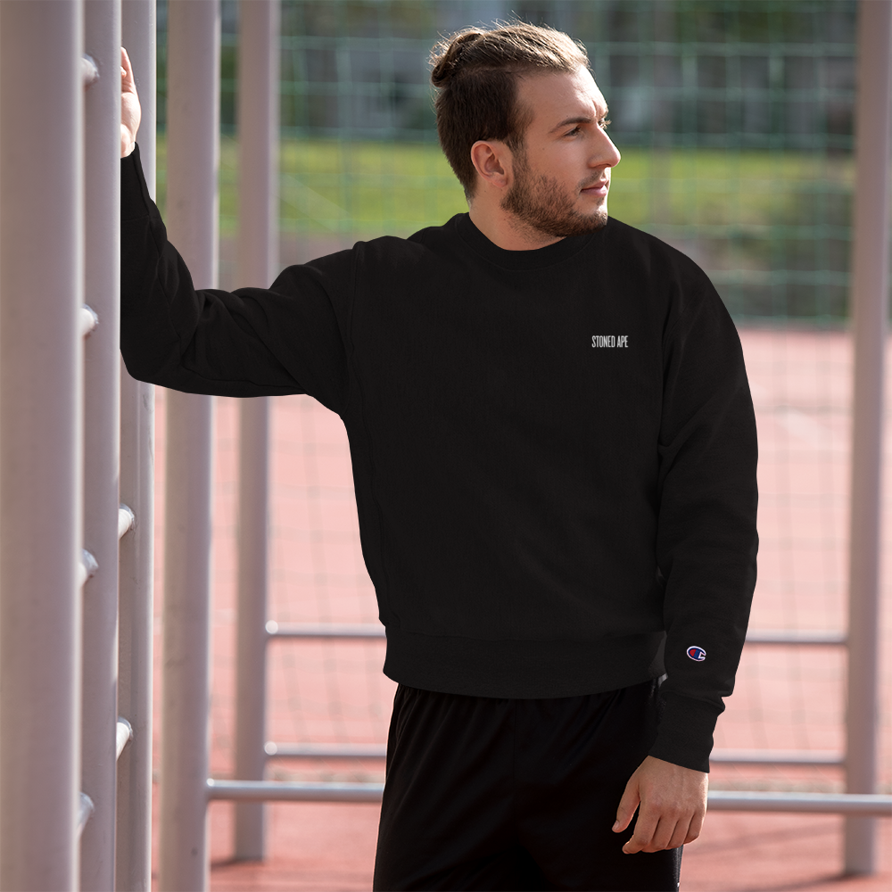 Black Icon Crewneck StonedApeStore